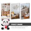 BESTonZON Panda Piggy Bank Unbreakable Cartoon Money Bank for Boys and Girls Creative -Fall Desktop Ornament Adorable Savings Jar for Birthdays and Holidays view 4