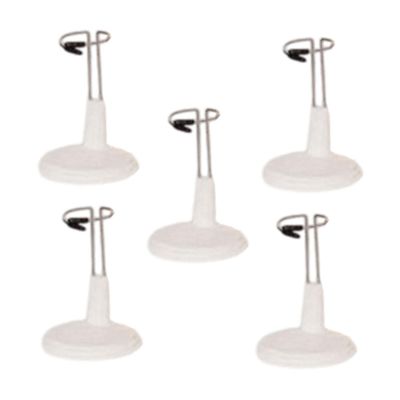 5 Pieces Doll Stand Stuffed Toy Holder Display Rack for Doll Accessories, 7 to 9CM for 15cm