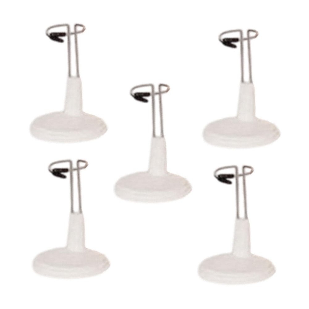 5 Pieces Doll Stand Stuffed Toy Holder Display Rack for Doll Accessories, 7 to 9CM for 15cm