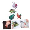 CHICAMPERA 4pcs Wind up Iron Jumping Animal Toys for Boy Girl Educational Retro Clockwork Playthings Adorable Designs Fun for Boy Girl No Batteries Required Random Style view 4