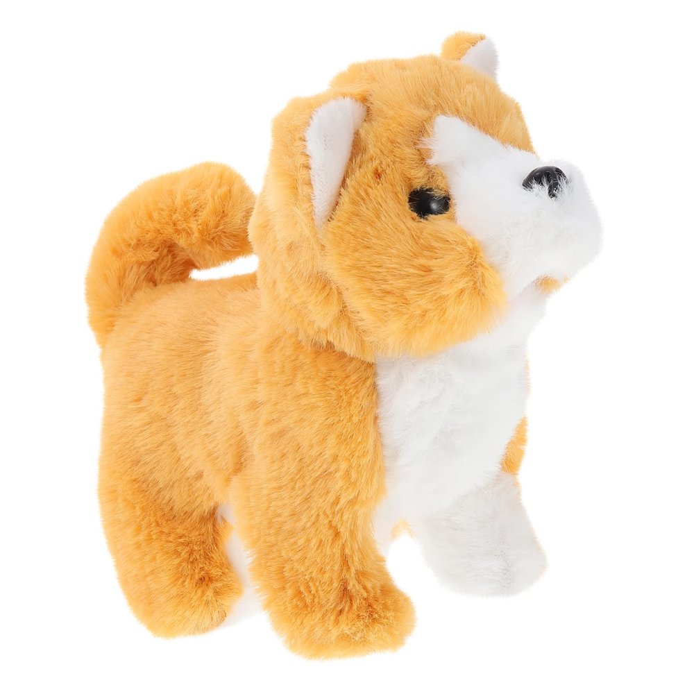Kisangel 1pc Electric Imitation Dog Toy Interactive Walking Barking and Wobbling Companion for Boy Girl Realistic Pet Simulation for Educational Play