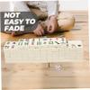 BESTonZON Character Mahjong Set Chinese Mahjong Tile Set Travel Majiang Kit Mini Game for Friends Family view 3