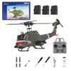 C032 UH-1 Huey RC Helicopter for Adults, 1/48 Scale 2.4G 6CH Flybarless Stunt RC Plane 6-Axis Gyroscope Optical Flow Positioning, TOF Lidar Height Setting for Beginners (Shark Mouth(3 Batteries)) view 1