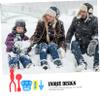 BRIGHTFUFU 1set Winter Snow Ball Maker Toys Clips for Outdoor Fun Easy to Use Keep Hands Warm Clean Winter Activity for Boys and Girls view 4