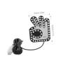 Ciieeo Led Hand Gesture Light for Car Finger Window Sign Stylish Car Accessory view 2