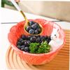 VINTORKY Cartoon Rabbit Bowl for Kids Snack Bowl Non-slip Base Easter Decorative view 2