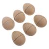 ARTIBETTER 6pcs Blank Paper Easter Eggs for Crafts Openable Unpainted Easter Decorating Kit for Creative Family Fun and Holiday Decorations view 1