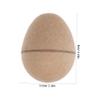 ARTIBETTER 6pcs Blank Paper Easter Eggs for Crafts Openable Unpainted Easter Decorating Kit for Creative Family Fun and Holiday Decorations view 2