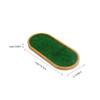 Angoily Artificial Grass Figurine Display Stand Decorative Riser for Dolls Models Realistic Turf Tray for Organizing Collectibles Miniature Scenes Design view 2