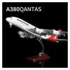 DBMROVUL Toy Airplane 1/160 Scale for 46cm Australia A380 Air Airbus with Cabin Lights Resin Model Aircraft Desktop Adults Collection Enthusiast Christmas Birthday Gifts view 4