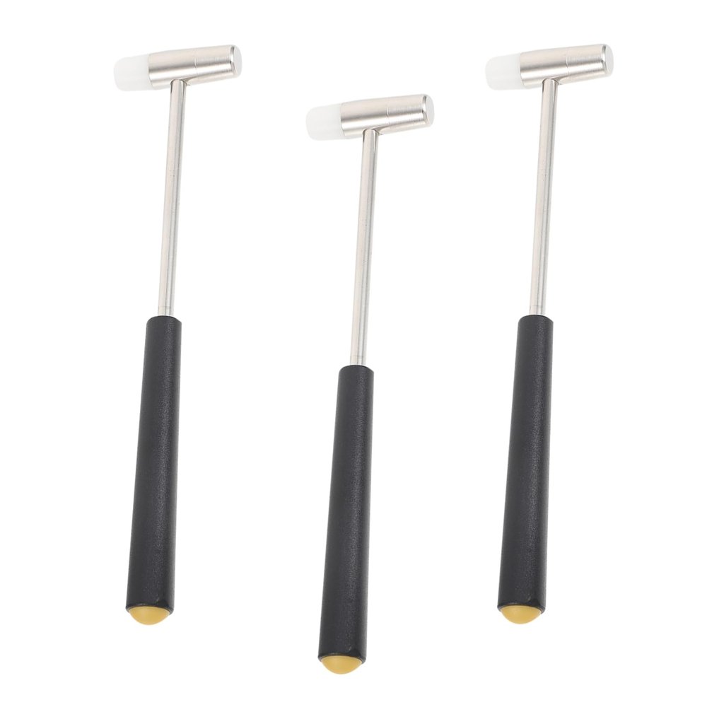 FELTECHELECTR 3pcs Multi-functional Blocks Assembly Hammer for Boy Girl Double-end Design Safe Material Building Tool for Toddlers and Young Builders