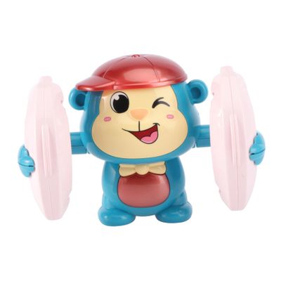 BESTonZON Electric Tumbling Monkey Toy Singing Dancing and Interactive Fun Cartoon Design for Crawling and Playtime Engaging Sound Effects and Music
