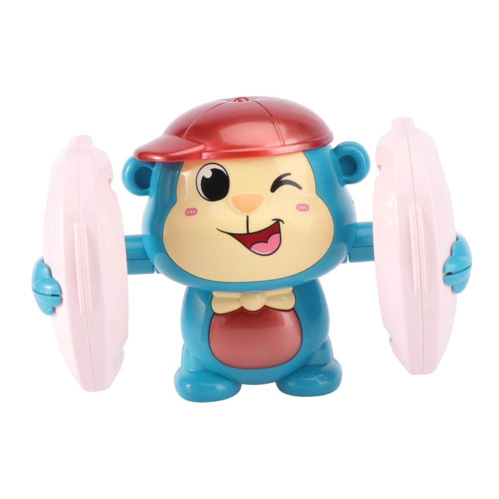 BESTonZON Electric Tumbling Monkey Toy Singing Dancing and Interactive Fun Cartoon Design for Crawling and Playtime Engaging Sound Effects and Music