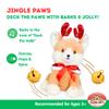 Cuddle Barn - Jingle Paws | Animated Christmas Musical Plush Toy - Shiba Inu Puppy Barks Deck The Halls and Twirls, Gift for Toddlers, Kids, Adults - 13 inches view 2