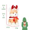 Cuddle Barn - Jingle Paws | Animated Christmas Musical Plush Toy - Shiba Inu Puppy Barks Deck The Halls and Twirls, Gift for Toddlers, Kids, Adults - 13 inches view 3