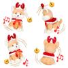 Cuddle Barn - Jingle Paws | Animated Christmas Musical Plush Toy - Shiba Inu Puppy Barks Deck The Halls and Twirls, Gift for Toddlers, Kids, Adults - 13 inches view 4