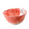 FUNOMOCYA Non-slip Ceramic Bowl Set Rabbit Bowls for Kids Smooth Edges Perfect for Parties view 1