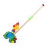 BRIGHTFUFU Wooden Animal Design Pushing Cart for Boy Girl Safe Lightweight Boy Girl Walker Toy for Learning to Walk Wooden Construction view 1