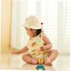 BRIGHTFUFU Wooden Animal Design Pushing Cart for Boy Girl Safe Lightweight Boy Girl Walker Toy for Learning to Walk Wooden Construction view 3
