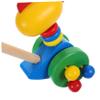 BRIGHTFUFU Wooden Animal Design Pushing Cart for Boy Girl Safe Lightweight Boy Girl Walker Toy for Learning to Walk Wooden Construction view 4