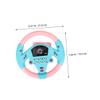CHILDWEET Steering Wheel Toy Driving Simulator for Boys and Girls Light Pretend Play Easy to Carry Boys and Girls Steering Wheel view 2