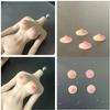 1/12 Scale Female Silicone Chest Patch Body Nipple Prop 2 Pairs Set for 6-inches Action Figure Body Doll, 1/12 Scale Female Action Figure Private Parts Model Accessory (2 Set Pasties) view 2