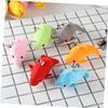 DIYEAH 6pcs Plush Whale Pendants Giant Style Stuffed Animals for Christmas Tree Decor view 2