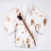 100% Muslin Cotton Baby Receiving Cloths, 3-Pack, 27x27 in (70x70cm), Soft & Gentle for Newborns, Sensitive Skin Safe, For Feeding, Burping & Comfort, 0+ Months (Teddy Bear/Rainbow/Hot Air Balloon) view 2