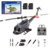 C032 UH-1 Huey RC Helicopter for Adults, 1/48 Scale 2.4G 6CH Flybarless Stunt RC Plane 6-Axis Gyroscope Optical Flow Positioning, TOF Lidar Height Setting for Beginners (Dark Blue(2 Batteries)) view 1