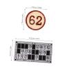 DECHOUS Bingo Chess Game Interactive Wooden Party Game with Number Cards and Pawns for Math Learning and Fun Gatherings Compact and Portable Design view 2