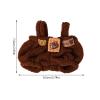 Clothes Accessories for Dolls, Brown Bear Overalls Cute Plush Doll Outfit Soft Outfit Accessories for Dolls Only Include Clothes view 2
