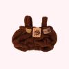 Clothes Accessories for Dolls, Brown Bear Overalls Cute Plush Doll Outfit Soft Outfit Accessories for Dolls Only Include Clothes view 4