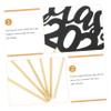 COLLBATH 6pcs Class of Graduation Cake Picks Fun Dessert Toppers for Graduation Party Decorations Eye-catching Congrats Cake Decor for Celebrating Your Achievement view 2