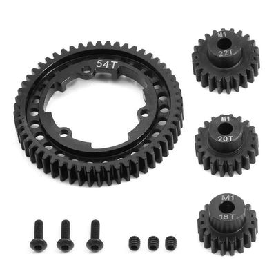 46T 50T 52T 54T Spur Gear with M1 18 20 22T Pinion Gear 6447 6449 for TRXS 1/5 X-Maxx 1/10 E-Revo 2.0 VXL MAXX Upgrades(54T)