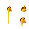 ToysCentral Basics Horsehead Stick Toy Portable, Yellow view 3