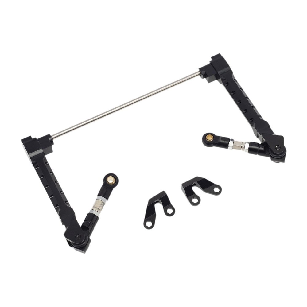 EHJRE Metal Sway Bar RC Car Anti Sway Bar Anti Roll Mount Swaybar 1/10 RC Crawler Car, Black