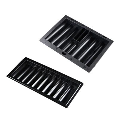 BESTonZON 2pcs Plastic Poker Chip Tray Table Chip Storage Trays for Poker Games Compact Design with Capacity for Easy Organization and Transport