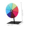 EPIGEIST Acrylic Prize Wheel with Stand Multifunctional Tabletop Roulette for Raffles Games and Carnival Entertainment Easy to Use and Design view 2
