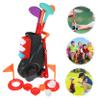 Abaodam 1set Boys and Toy Toddlers Lightweight Golf Indoor and Outdoor Sports Game Fun Parent-boy Girl Activities Portable Equipment for and view 2