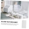 Toddmomy 3sheets Simulation Water Pattern Paper Realistic Running Water Texture for DIY Model Building view 3