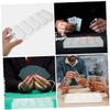 ERINGOGO 2pcs Convenient Poker Chip Holder Tray Sturdy Acrylic Poker Chip Storage Multi-grid Box for Games view 2