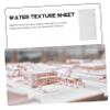 Kisangel 3sheets Scene Paper Versatile Water Texture for Creative Home Office Decor view 4
