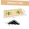 BESTonZON 1set Fun Catapult Chess Game for Boys and Girls Wooden Soccer Bouncing Interactive Toy Desktop Sports Game for Boys and Girls Develops Coordination and Intelligence view 2