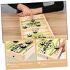 BESTonZON 1set Fun Catapult Chess Game for Boys and Girls Wooden Soccer Bouncing Interactive Toy Desktop Sports Game for Boys and Girls Develops Coordination and Intelligence view 4