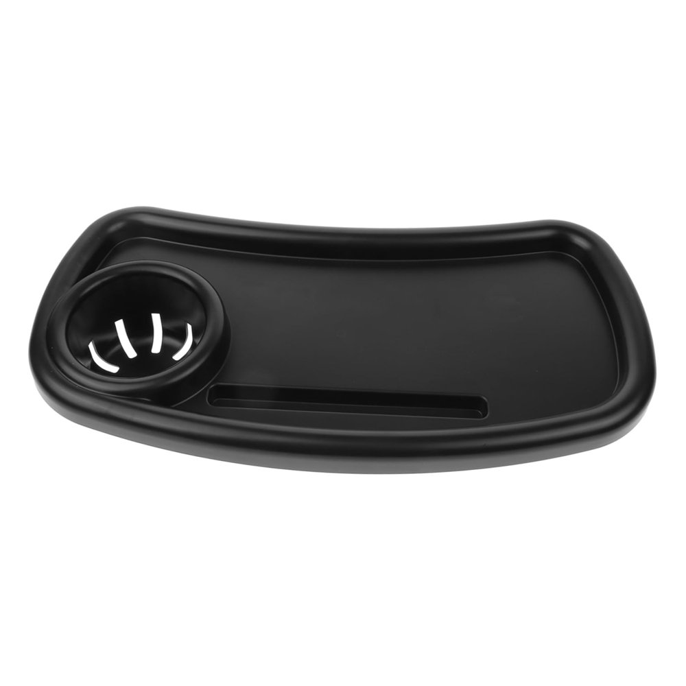 Abaodam Stroller Snack Tray Removable Design Food Storage Tray for Easy Mealtime The Go Compatible Stroller Models Includes Drinks Holder