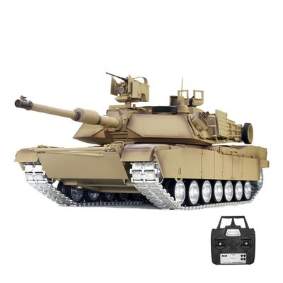 PIONEERX 1:16 RC Tank, 2.4Ghz SEP V2 Main Battle Remote Control Tank Model Toys with Smoke, Sound and Lights, That Shoots for Adults - Metal Upgraded Version