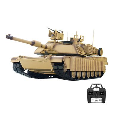 PIONEERX 1:16 RC Tank, 2.4Ghz SEP V2 Main Battle Remote Control Tank Model Toys with Smoke, Sound and Lights, That Shoots for Adults - Basic Version