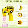 Bubble Gun for Kids Toddlers, School Bus Automatic Bubble Machine with LED Lights, 2 Bubble Solutions Included, Outdoor Toys for Boys Girls 3-8, Birthday Easter Christmas Party Gifts view 2