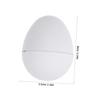 BATHVEVE 6pcs Paper Easter Eggs Unfinished for Creative Painting for Easter Decorations and Family Activities view 2