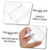 DECHOUS Acrylic Poker Chip Case Storage Supplies Poker Chip Holder for Game Tray view 3
